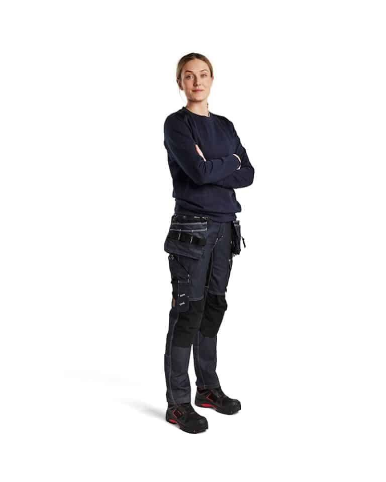 Dames Sweatshirt bi-colour 340811588699