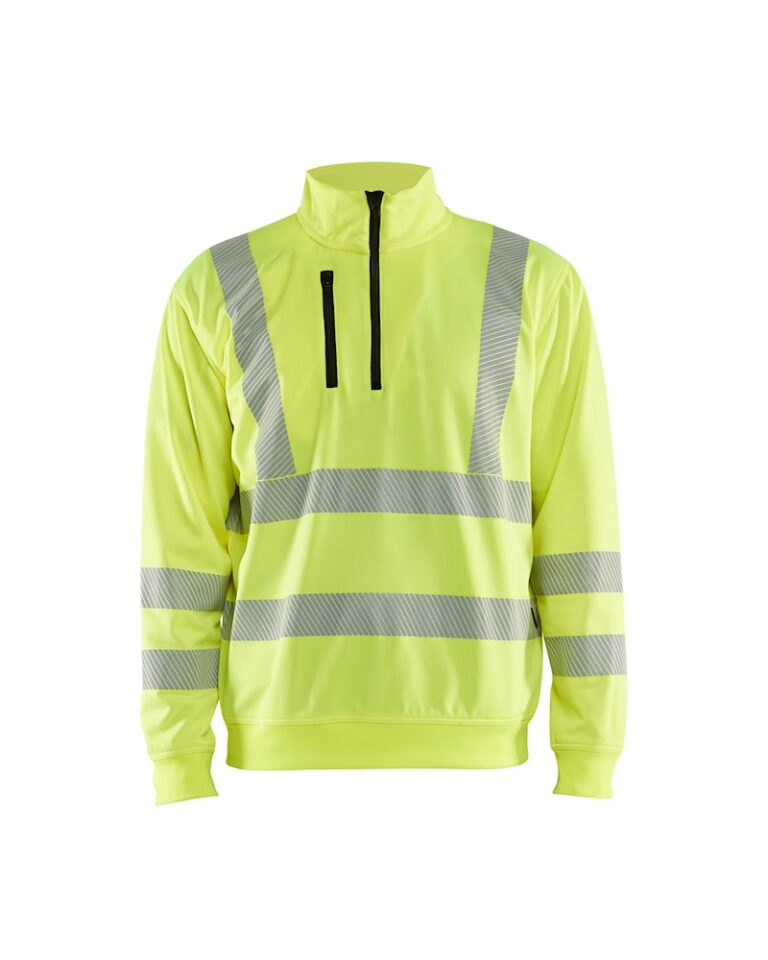 High Vis Sweatshirt halve rits 356425383300