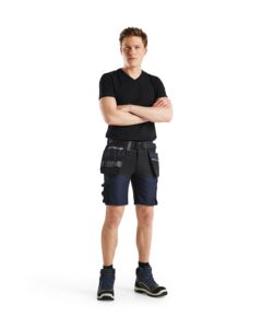 Short met stretch en spijkerzakken - 159813438699