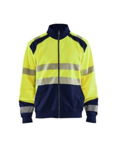 Sweatshirt hele rits High Vis - 355825283389
