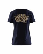 T-shirt dames Limited Edition ‘Life is too short…’ – 941210428600