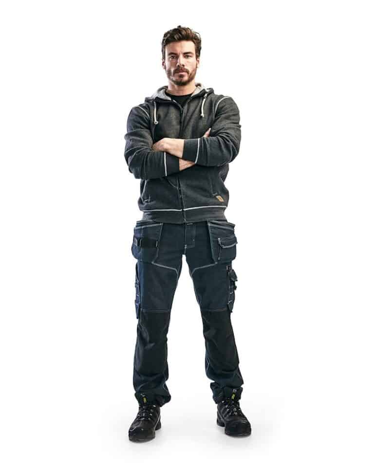 Hooded sweatshirt met rits 339811579991