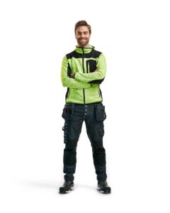 Gebreid vest met softshell 493021173399