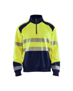 Sweatshirt halve rits High Vis - 355625283389