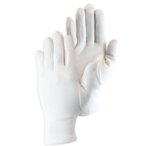 20-240 Interlock Handschoen Wit Zware Kwaliteit