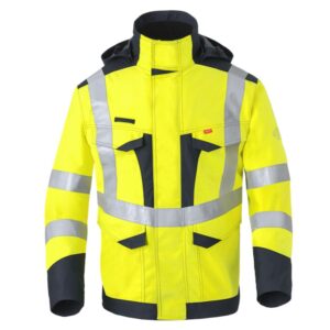 Havep 50248 Parka fluo geel/marine
