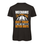 idiot proof mechanic t-shirt