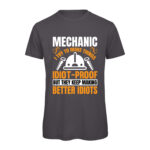 idiot proof mechanic t-shirt