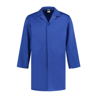Foodstofjas (lang) korenblauw FKJS6535