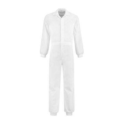 Foodoverall polyester/katoen met manchetten FKOVM6535